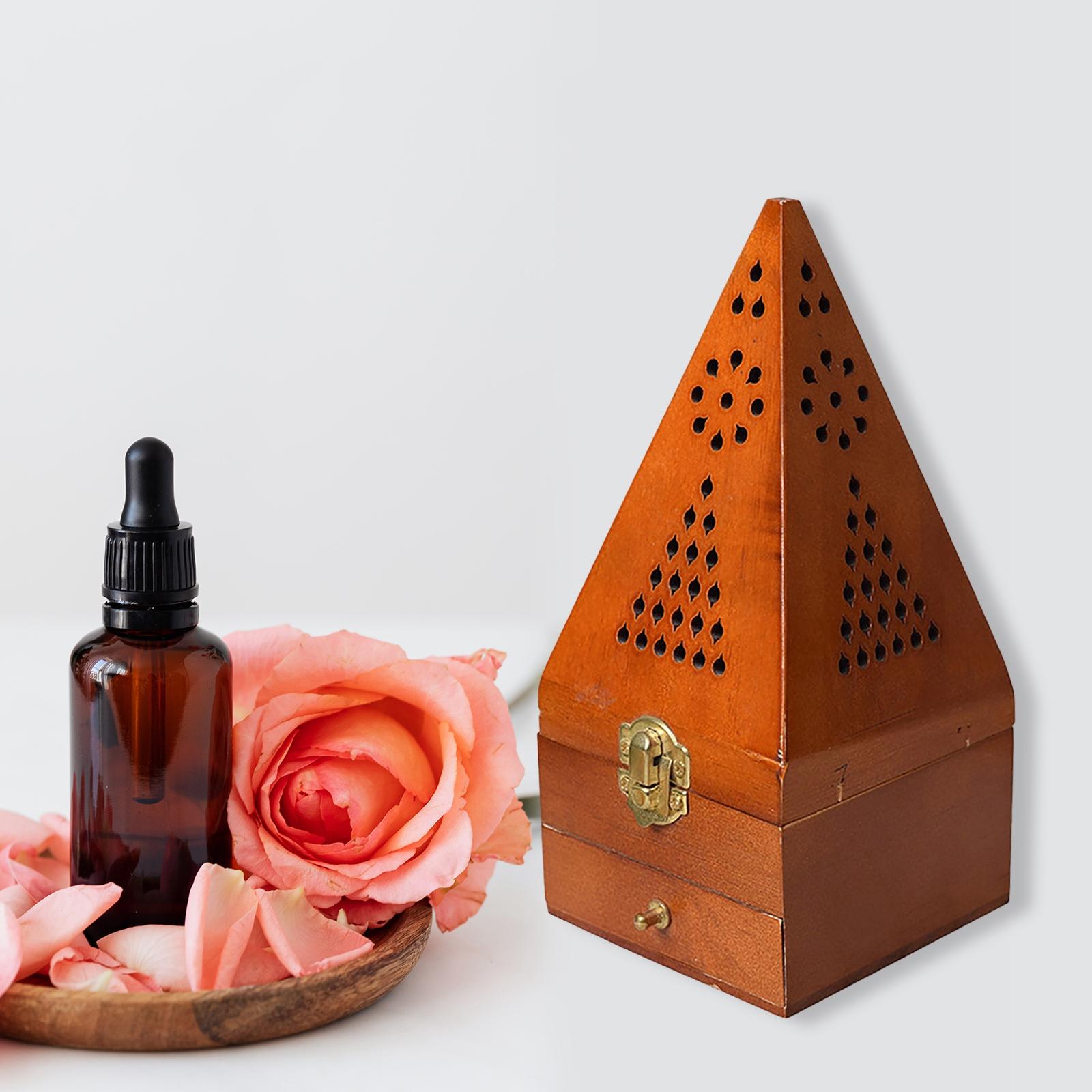 ที่ใส่ธูปไม้ทรงกรวย ทำมือ พร้อ - Home Fragrance Gift Box บทวิจารณ์และราคา