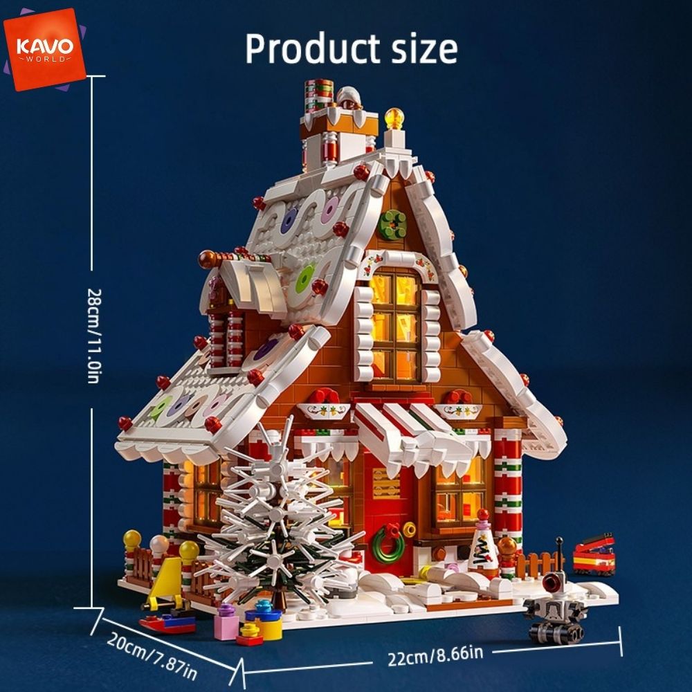 KAVOWORLD ชุดตัวต่อบ้านขนมปังข - Home Fragrance Gingerbread บทวิจารณ์และราคา