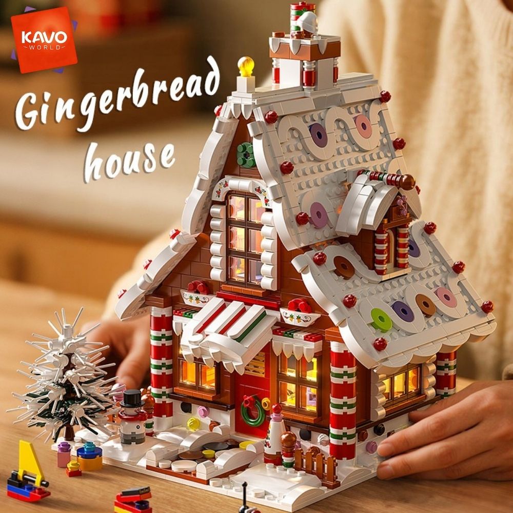 KAVOWORLD ชุดตัวต่อบ้านขนมปังข - Home Fragrance Gingerbread บทวิจารณ์และราคา