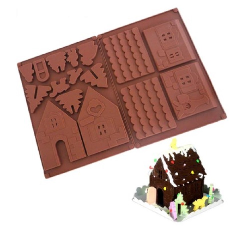 3D Christmas House แม่พิมพ์ช็อ - Home Fragrance Gingerbread บทวิจารณ์และราคา