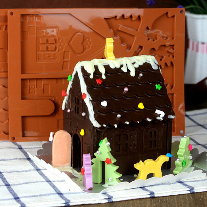 3D Christmas House แม่พิมพ์ช็อ - Home Fragrance Gingerbread บทวิจารณ์และราคา