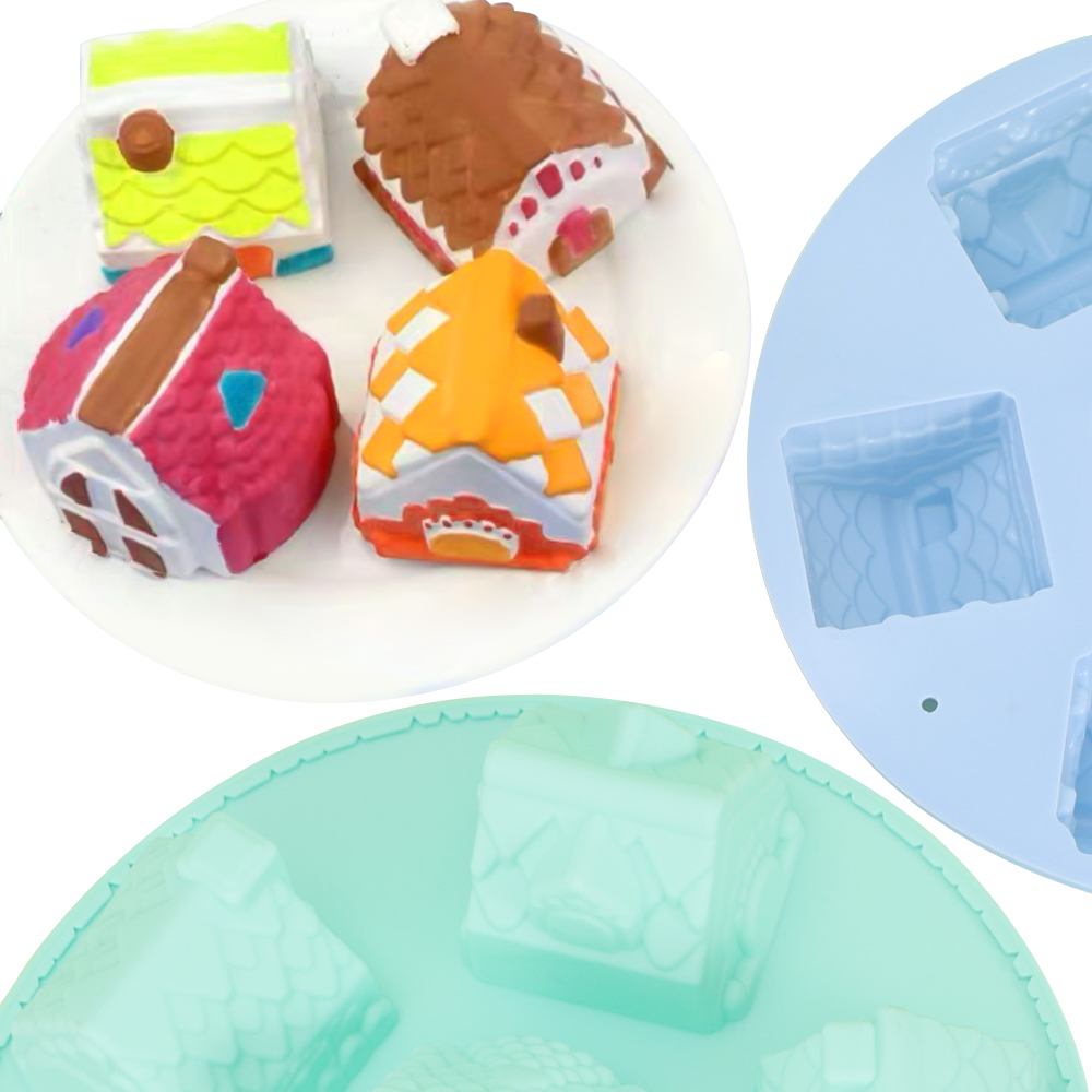 แม่พิมพ์ขนมปังขิงซิลิโคน6ช่องแ - Home Fragrance Gingerbread บทวิจารณ์และราคา