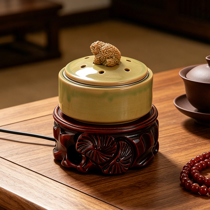 เตาเผาเครื่องหอมเซรามิกอิเล็กท - Home Fragrance Lamp บทวิจารณ์และราคา