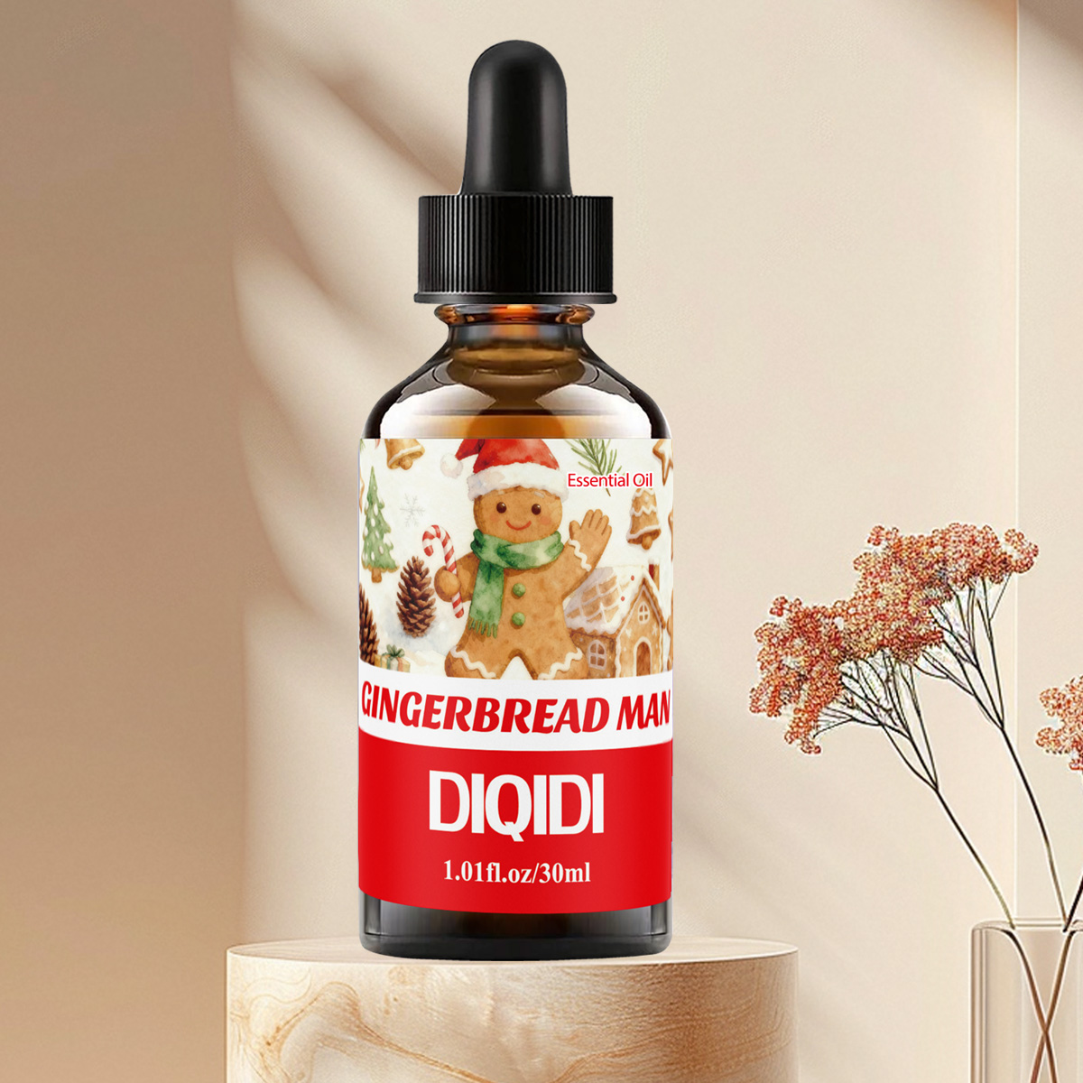 น้ำมันหอมระเหยรูปคนขนมปังขิง 2 - Home Fragrance Gingerbread บทวิจารณ์และราคา
